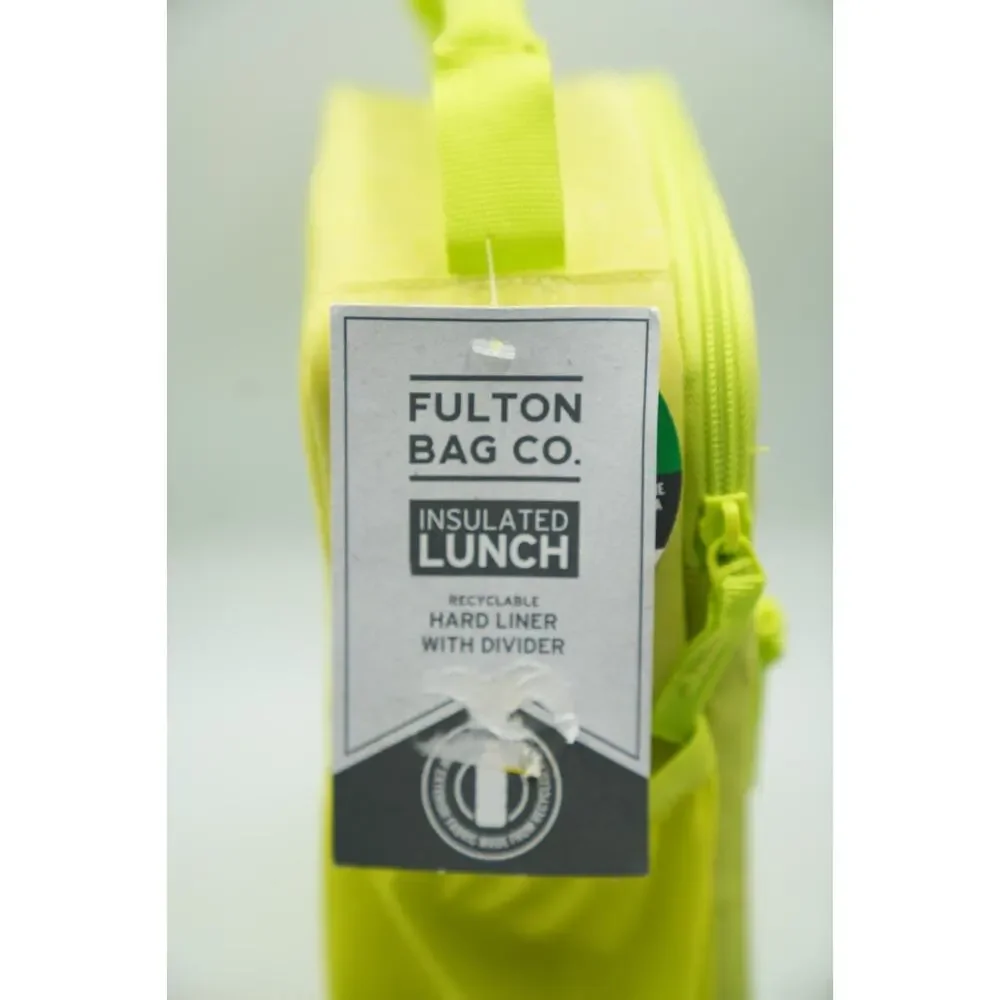 Clear Backpack + Fulton Neon Lunchbox Back-to-School Supply Gift Bundle‎